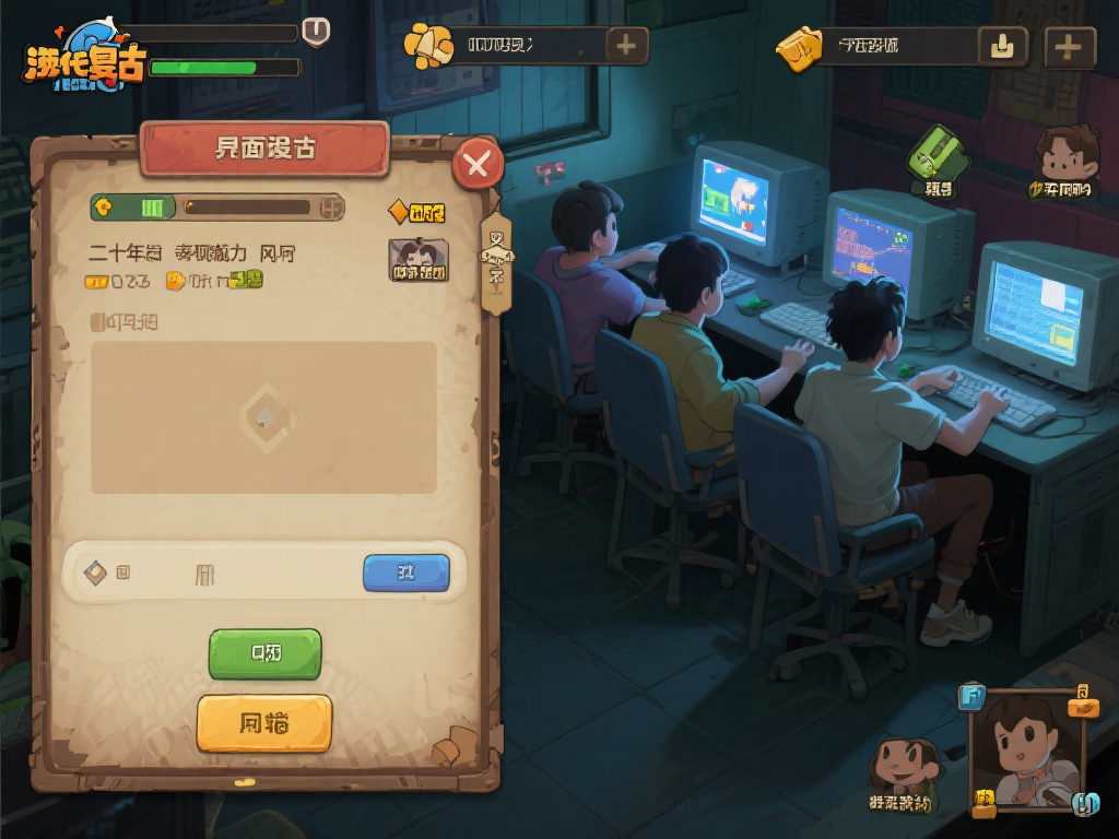 此外，游戏的怀旧氛围也是吸引玩家的重要因素。界面设